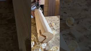 Como hacer patas redondas de madera para mesa carpintera woodworking [upl. by Star]