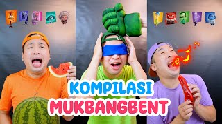 KOMPILASI MUKBANGBENT  MAKAN EMOJI LUCU  MAKAN SESUAI WARNA  EATING SHOW [upl. by Garald]