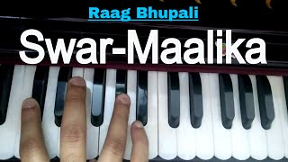 Swarmalika Raag Bhupali with full Description Ii How to Sing and Play II Sur Sangam 🎹 [upl. by Nemrak]