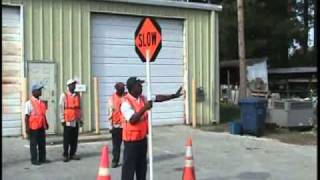 Certified Flagger Training  Flagger almost hit  Safe Steps Training LLC [upl. by Dloniger]