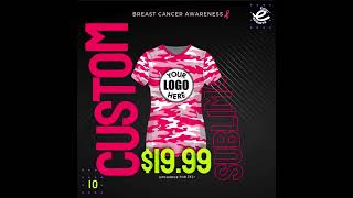 Celebrate Breast Cancer Awareness Month with Customized Pink Shirts EpicSportsInc [upl. by Nisotawulo]