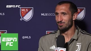 Giorgio Chiellini exclusive interview On Cristiano Ronaldo at Juventus MLS more  ESPN FC [upl. by Nordin]