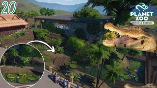 Building a spectacular SPECTACLED CAIMAN Exhibit  Planet Zoo Console Edition Franchise Mode [upl. by Irelav]