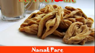 Namak paare recipeNimki snack recipeIndian veg evening tea time snacks recipeslets be foodie [upl. by Naujid]