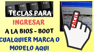 🔚Teclas para entrar ala bioscomo saber con que tecla entrar a mi bios Y boot hpdell lenovo 2024 [upl. by Yajeet775]