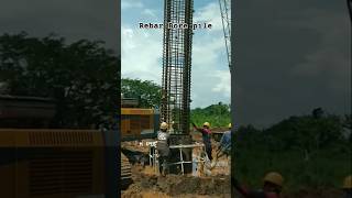 Rebar Bore Pile Crane shorts [upl. by Aissatsan]