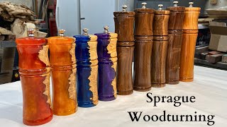 Woodturning  Salt and Peppermill Extravaganza The Nasty [upl. by Sllew]