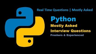 Real Time Python Interview Question in Data Engineering Interview [upl. by Cressida]