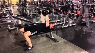 Flat Dumbbell Bench Press with Dr Seedman [upl. by Tony]