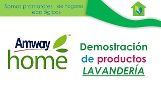 Demostraciones Amway Home para lavandería [upl. by Ridley814]