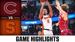 Colgate vs Syracuse Game Highlights  202425 ACC Men’s Basketball [upl. by Mychael]