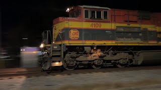 SD70ACe Hornshow KCSNS Power on Rerouted B633 by Dunn [upl. by Yelsa]