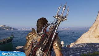 Assassins Creed Odyssey  Poseidons Trident Location  Breathe Underwater AC Odyssey [upl. by Harriett]