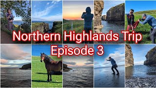 Northern Highlands Ep3 Whaligoe Steps Castle Sinclair Girnigoe amp Mey Thurso Beach Loch Ness [upl. by Olmsted]