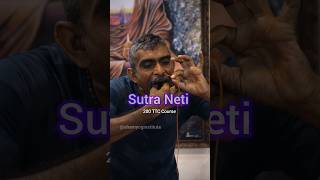 🙄Sutra Neti Kriya😲 ytshorts viral trending ahamyog flute [upl. by Haelahk123]