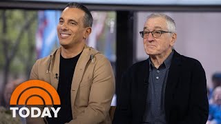 Sebastian Maniscalco Robert De Niro on filming ‘About My Father’ [upl. by Itirp]