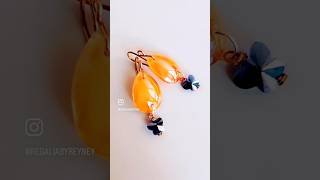 Wire Wrap 2 Hole Glass Charm Wire Wrap Earrings wirewraptutorial wirewrapping diyearrings diy [upl. by Aro]