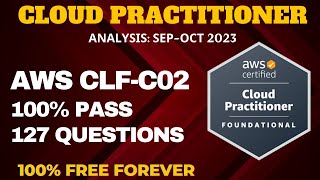 AWS Certified Cloud Practitioner Practice Questions  ANALYSIS SEP OCT 2023 CLFC02 [upl. by Atinra99]