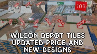 WILCON DEPOT TILES UPDATED PRICE And NEW DESIGNS [upl. by Enylekcaj]