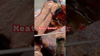 Meat 🥩 brisket smoked steak food bbq smokedbrisket beef bbqking recipe cooking [upl. by Sands]