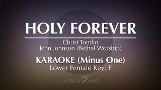 Holy Forever  Karaoke Lower Key [upl. by Belle5]