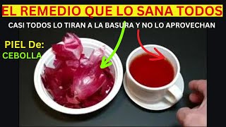 CEBOLLA MORADA Para tu SALUD en GENERAL 10 Beneficios de Piel de Cebolla Morada [upl. by Gninnahc593]