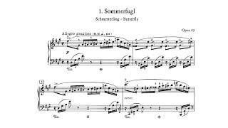 Edvard Grieg  Lyric Pieces Volume III op 43 With score [upl. by Giselle]