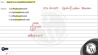 Aspirin is an acetylation product of [upl. by Eatnod881]