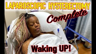 WAKING UP AFTER A LAPAROSCOPIC HYSTERECTOMY AM I OKAY hysterectomy laparoscopichysterectomy [upl. by Euqinad]