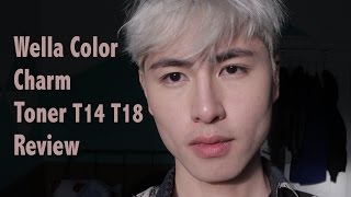 Wella Color Charm Toner T14T18 Before amp After [upl. by Eirrehc]