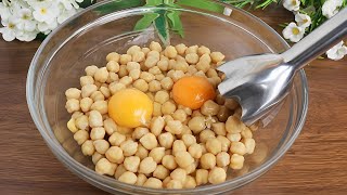 Better than meat  mix chickpeas and 2 eggs and youll be surprised by the result  very delicious [upl. by Hayouqes]