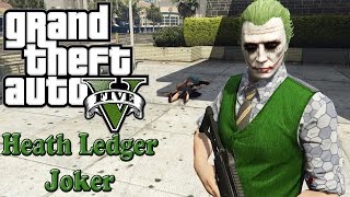 GTA 5 моды  Heath Ledger Joker Skin Pack [upl. by Ulrike909]