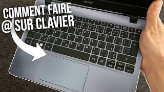 COMMENT ÉCRIRE LAROBASE SUR CLAVIER QWERTY  Comment écrire arobase sur ordinateur [upl. by Zoi]