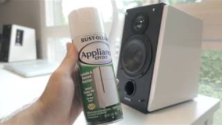 Painting Speakers White  Edifier RT1700BT [upl. by Isoj]