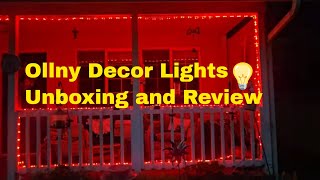 Ollny Decor Lights Unboxing And Indepth Review Great lights for inside and outdoors [upl. by Dimah118]