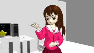 MMD Newcomer Ayumu quotOsakaquot Kasuga from Azumanga Daioh and DOWNLOAD [upl. by Manara319]