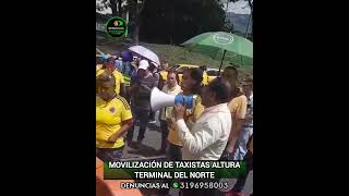 taxistas manifiestan contra las plataformas [upl. by Sophronia183]