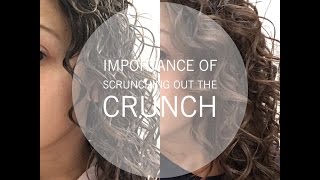 Importance of scrunching out the crunch [upl. by Iaht]