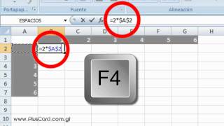 Copiar Formulas con Referencias Relativas y Absolutas en Excel  HD [upl. by Ardnahcal]