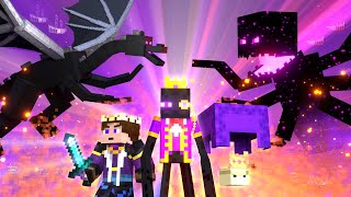 BATTLE FOR THE END  Heart of Ender vs Ender Dragon and End Kings’ Army Minecraft Animation Movie [upl. by Aikahs]