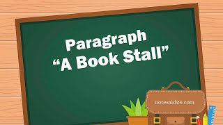 Paragraph On A Book Stall  A Book Stall  A Book Stall Paragraph For All Classes Students [upl. by Anigroeg]