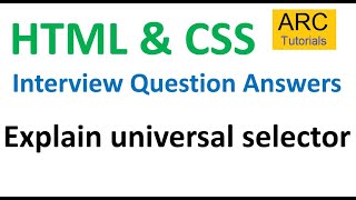 HTML CSS Interview Questions and Answers  6  html css interview questions freshers [upl. by Allevon]