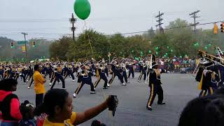 North Carolina AampT State University Blue amp Gold Marching Machine parade performance 2017 [upl. by Casey12]