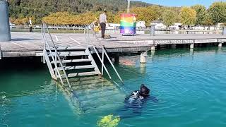 Seenreinigung im Strandbad Klagenfurt [upl. by Readus]