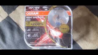 Osram Night Breaker 200  H7 [upl. by Nichol]