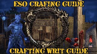 ESO beginners guide to crafting and writs [upl. by Fenton]