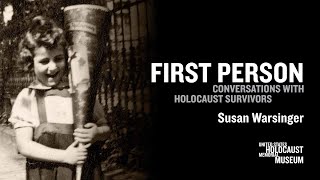 2022 First Person with Holocaust Survivor Susan Warsinger [upl. by Ardet959]