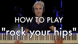 310babii  quotrock your hipsquot PIANO TUTORIAL OhGeesy BlueBucksClan [upl. by Ibob]