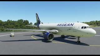 Microsoft Flight Simulator  Athens  Skiathos  Airbus A320neo [upl. by Simetra]