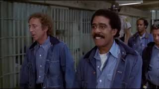 Stir Crazy 1980 Skip amp Harry try to use the insane plea while in prison scene [upl. by Jala]